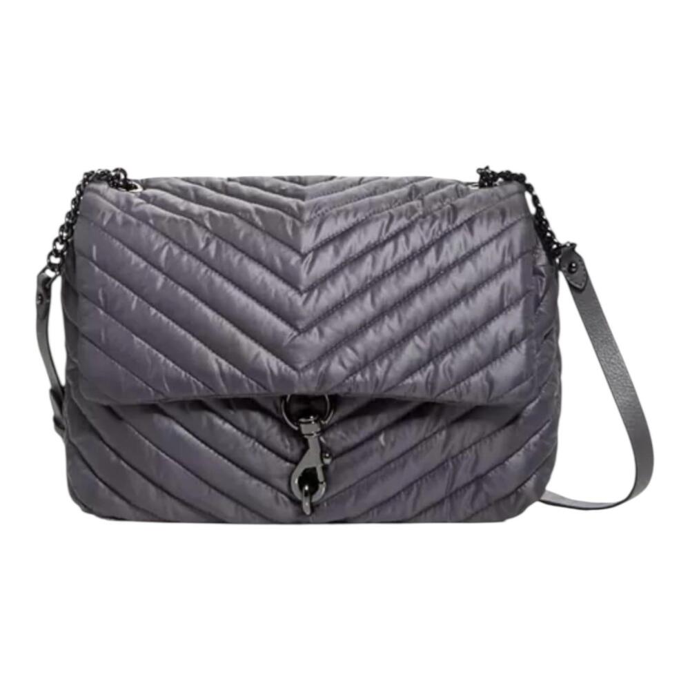 Rebecca Minkoff Edie Jumbo Flap Shoulder Bag Preppy Authentic NWT Summer Party